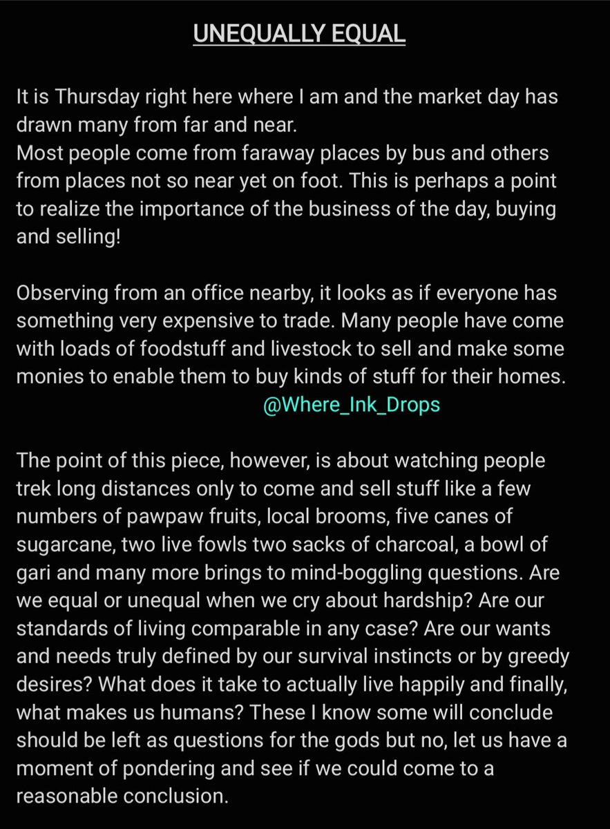 Where_Ink_Drops's tweet photo. What do you have to say to this? 

#Letwrite #writers #Ghana #youth #work https://t.co/4Z6Xq6L4ht