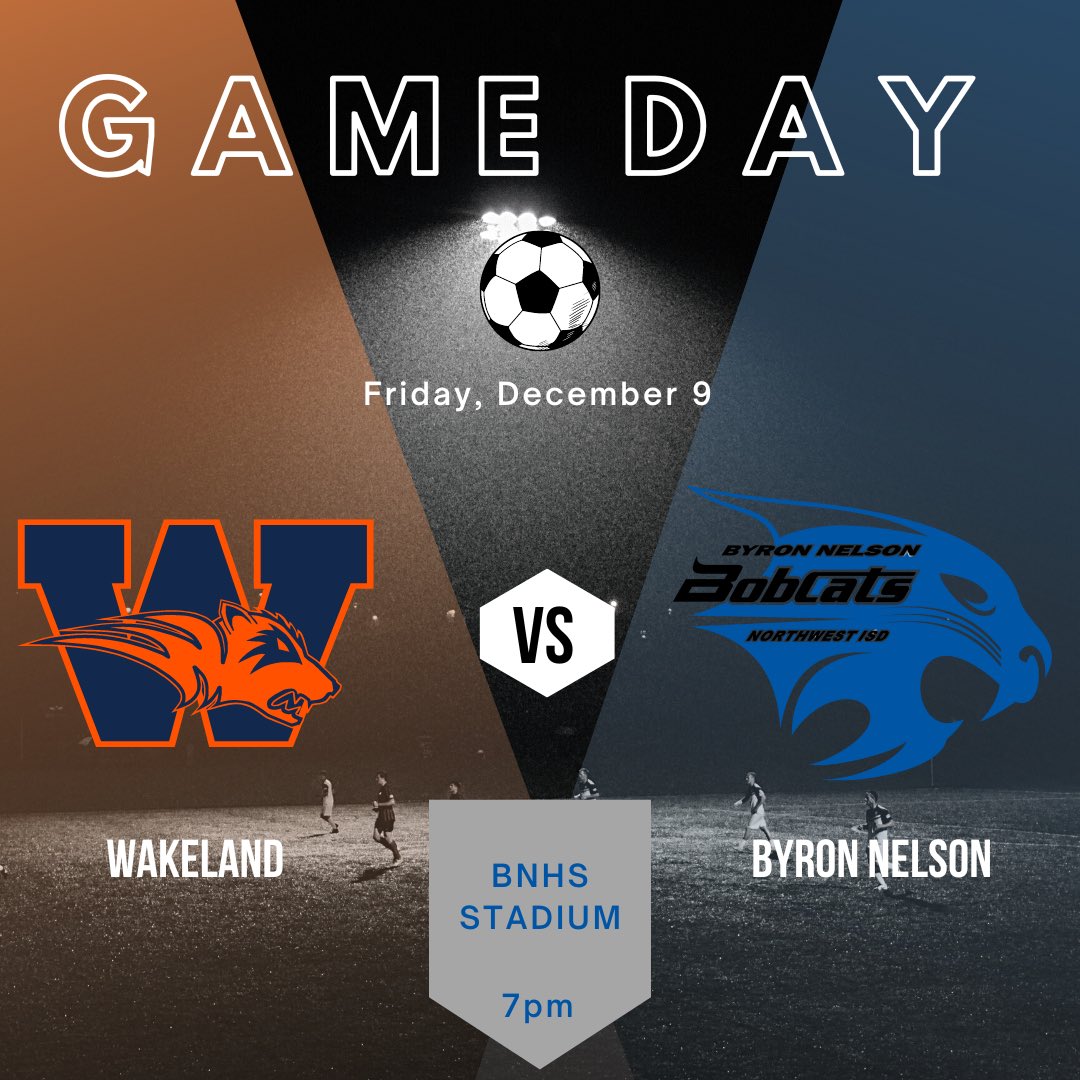 Lady Bobcat Soccer kicks of the season this Friday with a scrimmage at HOME! Come out and support your Lady Bobcats. 
💙⚽️🤍💪🏻

🆚Wakeland
🗓️ 12.9.22
⏰ 7pm
📍Bobcat Stadium