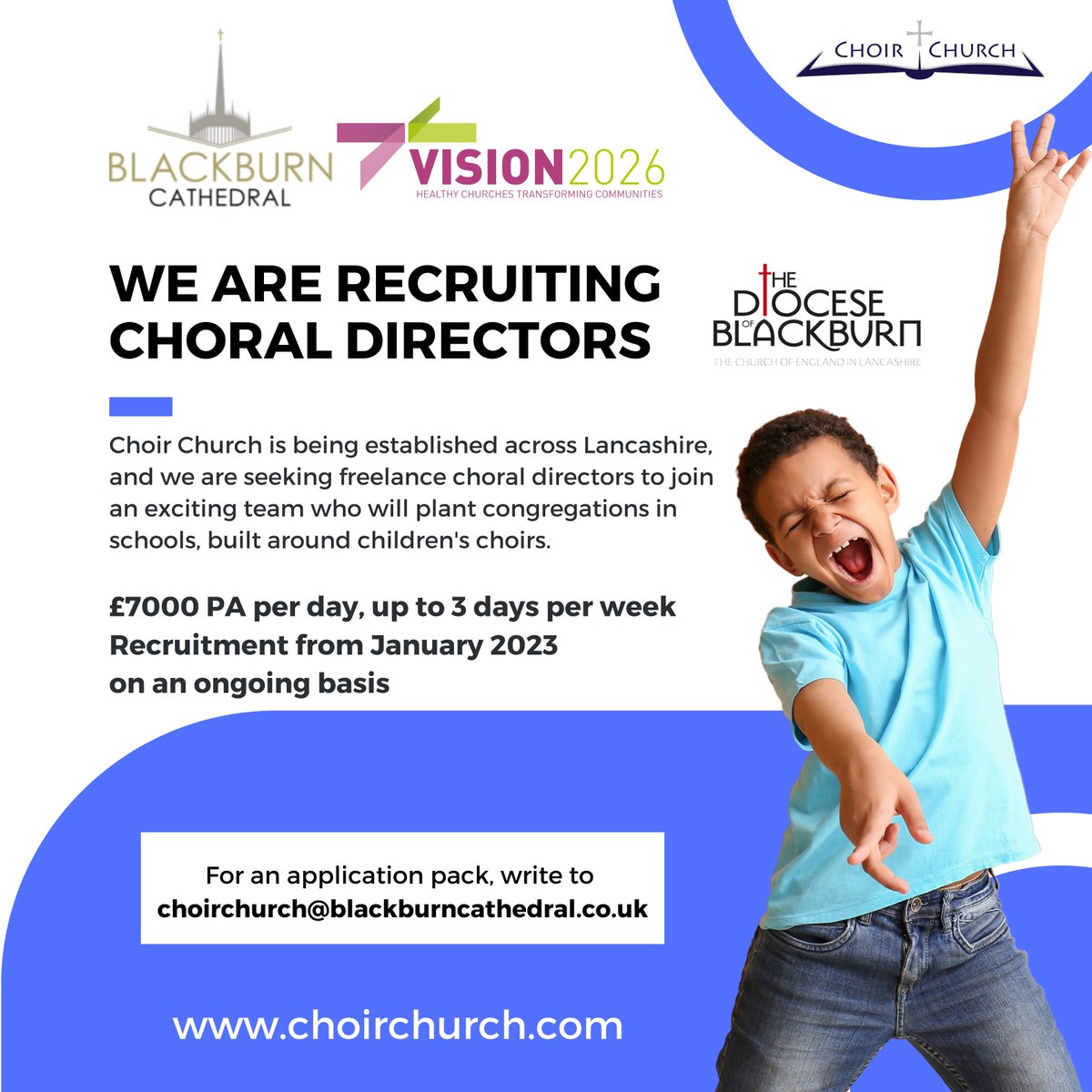 There are some fabulous jobs going in @cofelancs. Could you be part of our exciting new musical team? #ChoirChurch #churchplanting #education