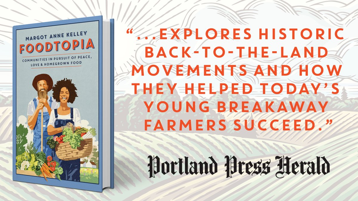 The Maine Sunday Telegram @PressHerald published a wonderfully in-depth piece on FOODTOPIA! “Explores historic back-to-the-land movements and how they helped today’s young breakaway farmers succeed.” Read the full piece here: bit.ly/3i5lPjq