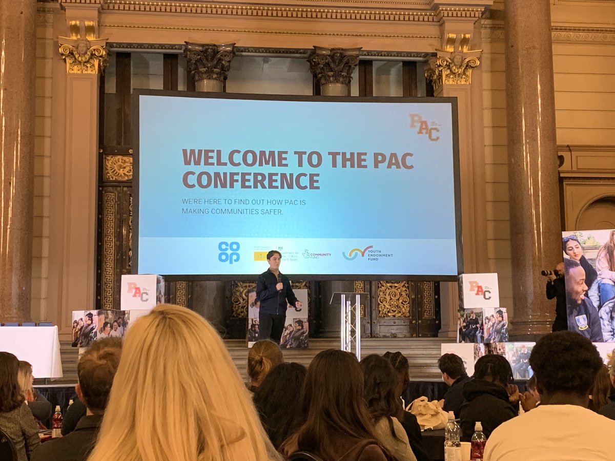 YouthEndowFund's tweet photo. “My friend who coaches basketball told me that team stands for Together Everyone Achieves More” - the #PACconference kicks off with a powerful spoken word piece commissioned by @YPASLiverpool, calling on us all to work together to listen to and support young people https://t.co/0283VZOmdf