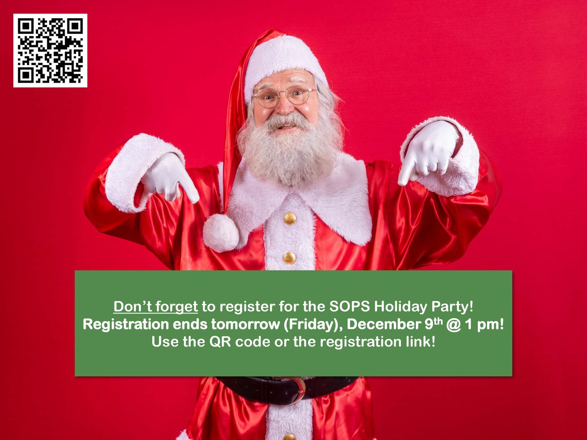uky_sops's tweet photo. UKY Postdocs! There's still time to register for the SOPS Holiday Potluck: https://t.co/JUmQ8Flx8c https://t.co/CS8SMrAYdR