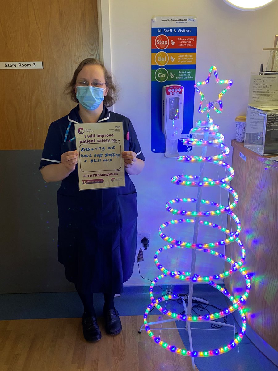 LancsHospCITeam's tweet photo. Another pledge from the team on @25_rph Ward Manager Amy highlighting the importance of safe staffing and skill mix with patient safety #LTHTRSafetyWeek https://t.co/ENDeYJVPRW