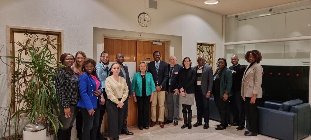 The RSCSL was pleased to receive Members of the RSCSL Oversight Committee at its Hague office today. They were briefed on the activities of the Court by RSCSL Justice Shireen Fisher and Prosecutor Jim Johnson.