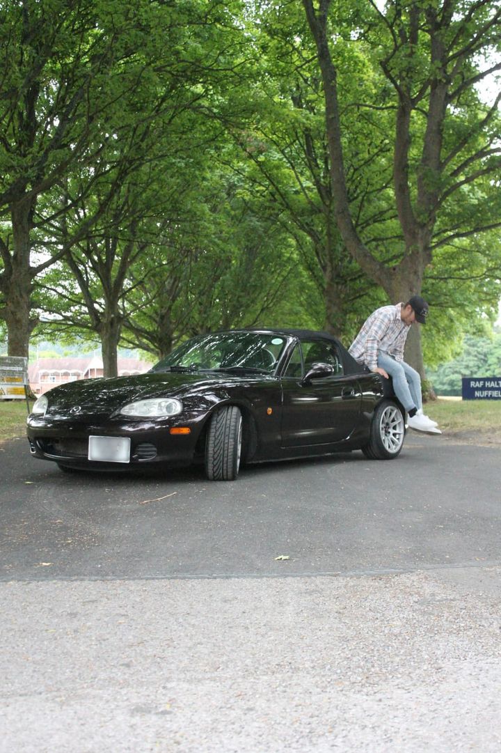 nft_driver_club's tweet photo. Next show your ride feature.
This is @bowet1164 2004 #Maxda #MX5 1.6.
Adjustable coilovers
15 inch alloys with stretched tyres
Cat back exhaust
Motamec wheel
He's had the car for 6 months and most of the mods he's done himself
#builtnotbought https://t.co/cS6kopcvf2