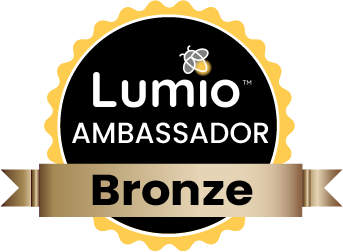So excited to have received my Bronze Lumio Ambassador badge! #LumioAmbassador #GoLumio