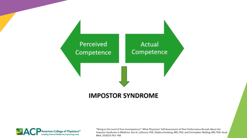 ACP (@acpimphysicians) on Twitter photo Nearly 45% of #InternalMedicine residents experience impostor syndrome. <a href="/KrutiYagnikDO/">Kruti Yagnik, DO</a>; <a href="/dianne_goede/">Dianne Goede</a>, MD; and <a href="/zareenmd/">Zareen Zaidi, MD PhD</a>, explore the impacts of imposter syndrome on medical trainees and review five strategies to help residents combat it. Watch video: ow.ly/sGMk50LY5On Nearly 45% of #InternalMedicine residents experience impostor syndrome. <a href="/KrutiYagnikDO/">Kruti Yagnik, DO</a>; <a href="/dianne_goede/">Dianne Goede</a>, MD; and <a href="/zareenmd/">Zareen Zaidi, MD PhD</a>, explore the impacts of imposter syndrome on medical trainees and review five strategies to help residents combat it. Watch video: ow.ly/sGMk50LY5On