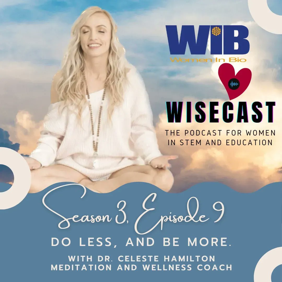 Do Less, and BE MORE. Ditch stress and optimize your focus. Tune in now!  buff.ly/3hbphJh 
#wisecast #wib #womeninstem #womeninscience #womeninbio #stressmanagementtips #stressmanagement #optimizefocus #careeradvice #podcastrecommendation #podcast #womenempowerment