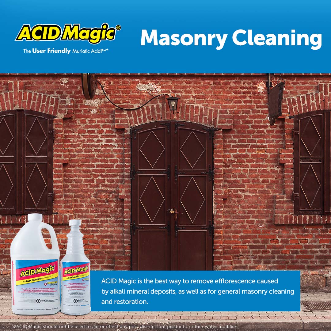 AcidMagicUSA's tweet image. Bring faded brick back to life with ACID Magic! Here's how: 

bit.ly/ACIDMagic_HTU_…

#ACIDMagic #MasonryCleaning #BrickRestoration