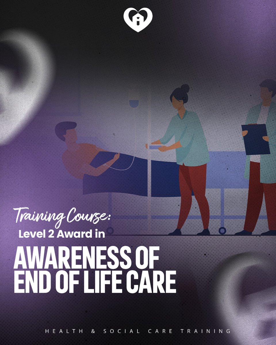 peaktrainingser's tweet photo. Level 2 Award in Awareness of End of Life Care

SIGNUP TO THIS COURSE - https://t.co/JKn5I35utd 

#endoflifehelp #endoflifecare #healthcarecourses https://t.co/botd5SltrL