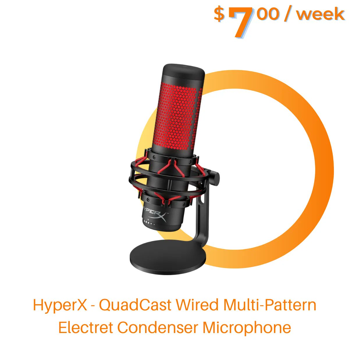 SublifyCom's tweet image. Start your lease now : buff.ly/3Bhl1yz 
HyperX QuadCast is the ideal standalone condenser microphone for streamers who want quality sound. 
#sublify #gaming #gamer #ps #microphone #playstation #videogames #game #xbox #games #twitch #fortnite #pc #memes #pcgaming #gamers