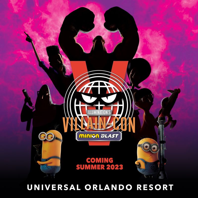 Finally, Universal Studios Orlando has announced the project I was part of the team to create.  Villain-Con Minion Blast is coming &amp; will be 'a blast'.  Thanks Universal Creative to allowing me to play with the Minions.  #Minions #UniversalStudios