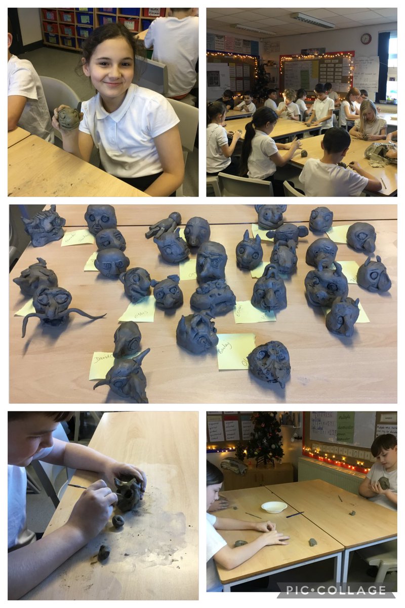 BartonMossCPS's tweet photo. Year 6 have been modelling with clay, designing their own sculptures fit for the Fourth Plinth in Trafalgar Square. @HuddartMrs @Mrs_Morgs @woolley_mrs @missercrozier @kapowprimary #Art #sculpture #funwithclay https://t.co/PbZHrIsy4y