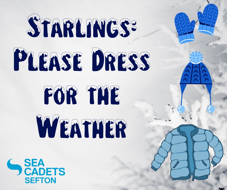 ❄️ It's Definitely Winter Time! ❄️ We're gearing up for our last formal Parade Night of 2022 this evening and it's very cold at our Unit HQ Please arrive dressed for the weather and, if you've had your School Christmas Jumper day today then that's fine too! #TeamStarling