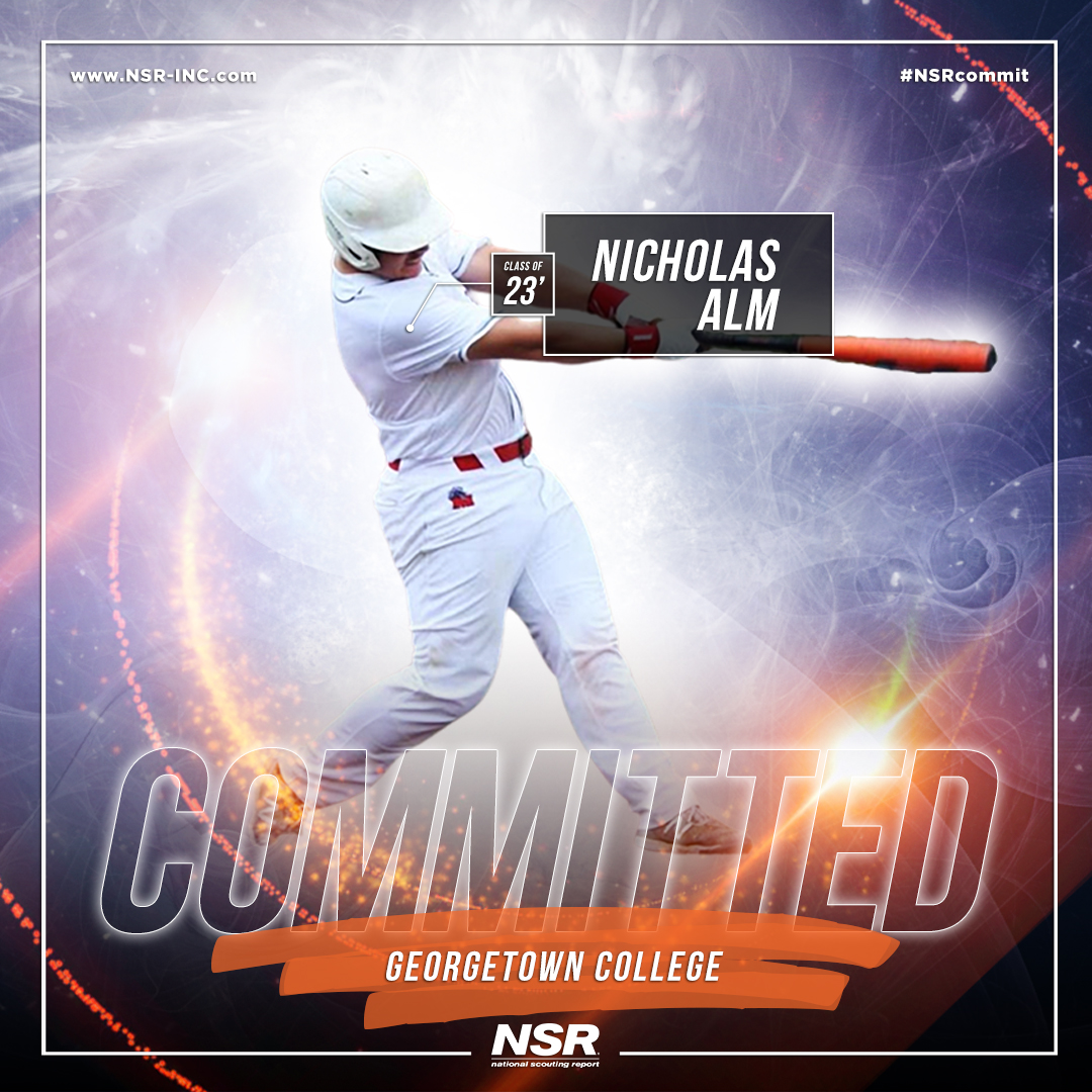 NSR (@nsrnow) on Twitter photo 🚨#CommitmentAlert🚨
Congrats to #NSRbaseball <a href="/NicholasAlm3/">Nicholas Alm</a>
🎓: 2023
🌎: Westfield, Indiana
🏫: Westfield
✅: to <a href="/GtownCollege/">Georgetown College</a>!👍⚾️
👤: Mark Galyean
🖥: buff.ly/3UHQuB3
#NSRcommit
#NicholasAlmNSR 🚨#CommitmentAlert🚨
Congrats to #NSRbaseball <a href="/NicholasAlm3/">Nicholas Alm</a>
🎓: 2023
🌎: Westfield, Indiana
🏫: Westfield
✅: to <a href="/GtownCollege/">Georgetown College</a>!👍⚾️
👤: Mark Galyean
🖥: buff.ly/3UHQuB3
#NSRcommit
#NicholasAlmNSR
