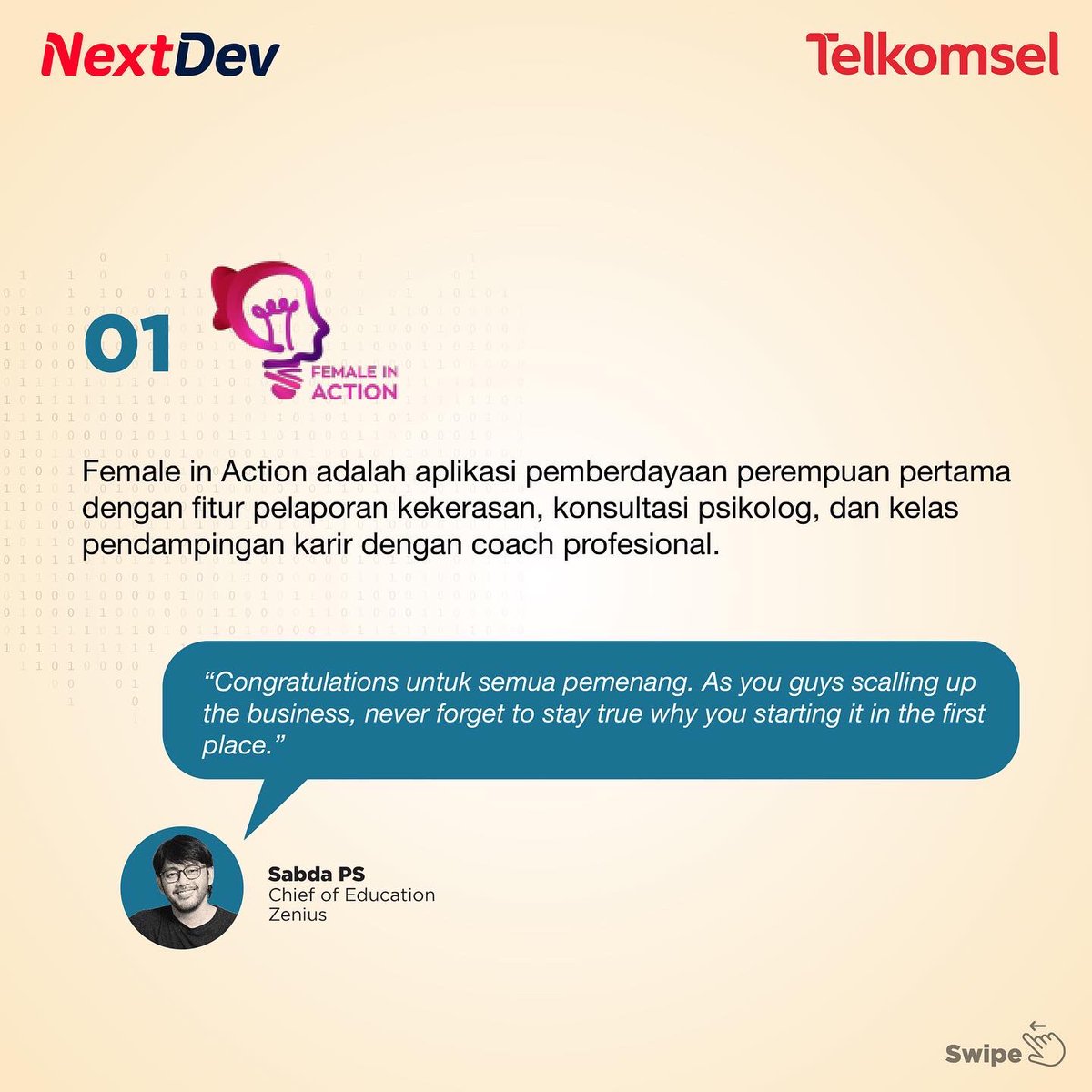 NextDev_id's tweet image. Saksikan kembali keseruan Pitching NextDev Talent Scouting di youtube.com/watch?v=csQKZf…

#NextDev #SustainBeyondExpectation #PitchingStartup #TalentScouting