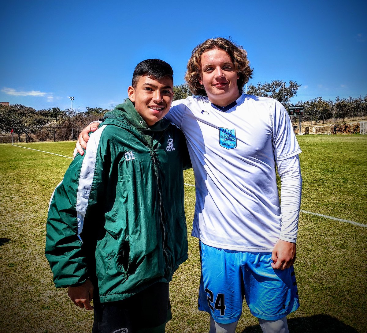 CadenMorrisGK's tweet photo. This is by far the BEST part of HS soccer...you get to play against your brothers! β½οΈππ
#BigRyan #David #Arturo #Jack https://t.co/vEICNLijIl