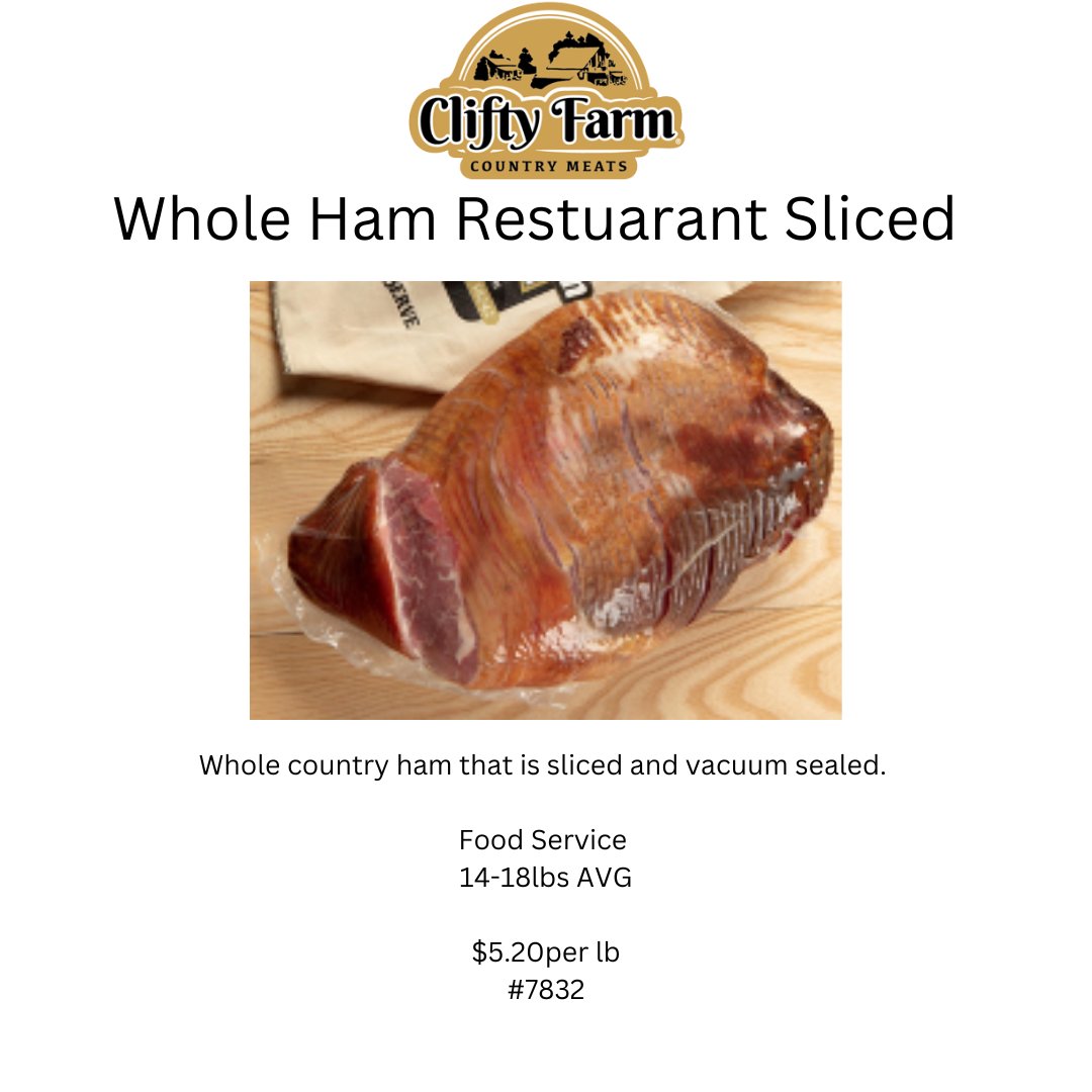 McCartneyFresh's tweet image. Local Item Showcase: Clifty Farms Country Hams - mailchi.mp/49774d72ed42/l…
Local Country Hams Available Now.  Perfect for the holidays.