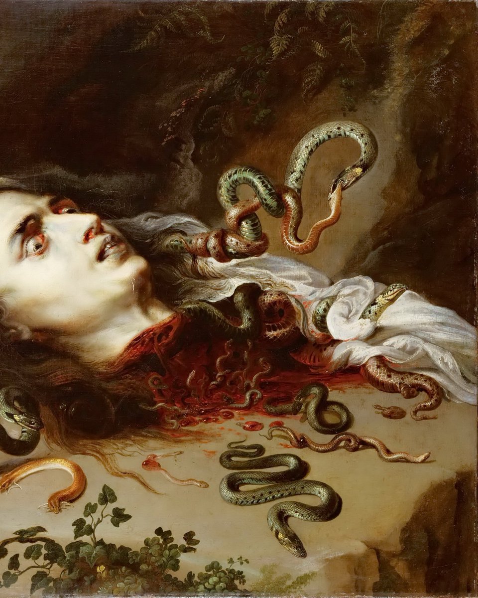 Head of Medusa by Peter Paul Rubens, 1617-1618
