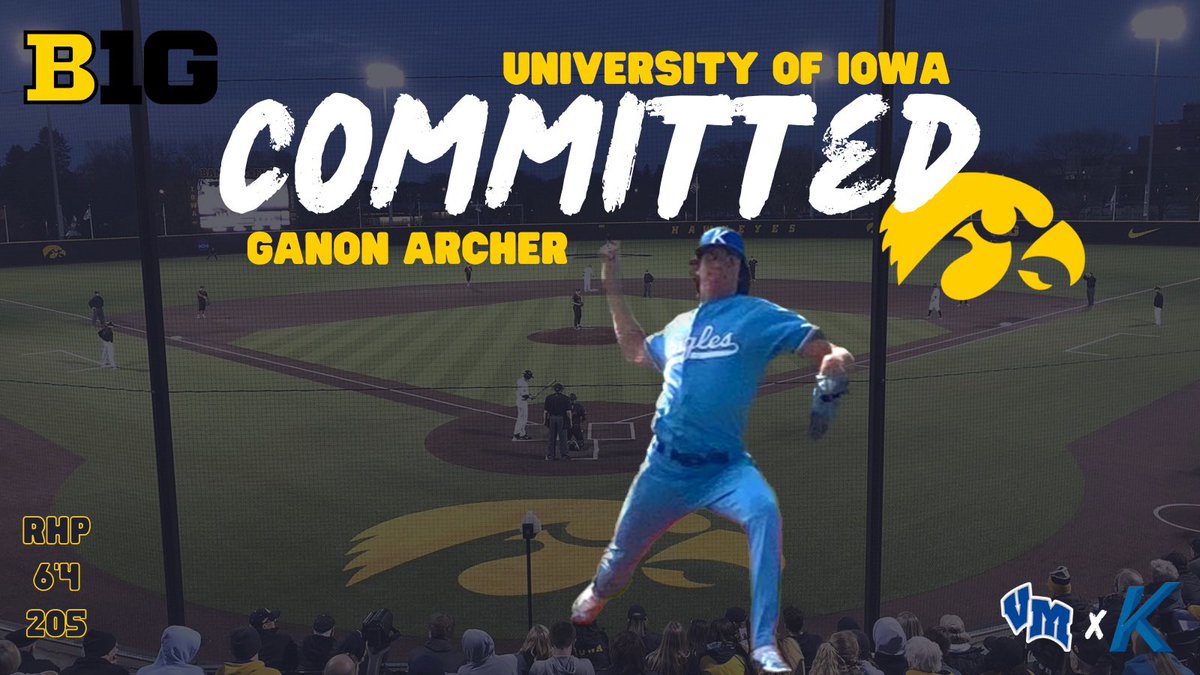 Ganon Archer (@archerganon) on Twitter photo I am excited to announce I have committed to the University of Iowa to play baseball next fall. Thank you to all my family, coaches, and friends who have helped me along the way. Go hawks🐤
@PBRIowa <a href="/iabaseball1/">IAbaseball</a> @PBR_JUCO <a href="/UIBaseball/">Iowa Baseball</a> <a href="/TRima23/">Todd Rima</a> <a href="/cpeel21/">Anthony Caenepeel</a> I am excited to announce I have committed to the University of Iowa to play baseball next fall. Thank you to all my family, coaches, and friends who have helped me along the way. Go hawks🐤
@PBRIowa <a href="/iabaseball1/">IAbaseball</a> @PBR_JUCO <a href="/UIBaseball/">Iowa Baseball</a> <a href="/TRima23/">Todd Rima</a> <a href="/cpeel21/">Anthony Caenepeel</a>