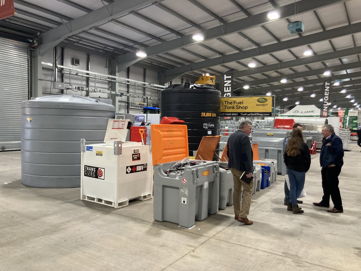 TheFuelTankShop's tweet photo. We would love to see you at our stand, in this years @RUASWinterFair held in the @EikonExhibition.  We have a wide range of tanks from Tuffa Tanks, Western Global and CEMO Products. #ruaswinterfair #Dieseltank #watertank https://t.co/3In14XhqcF