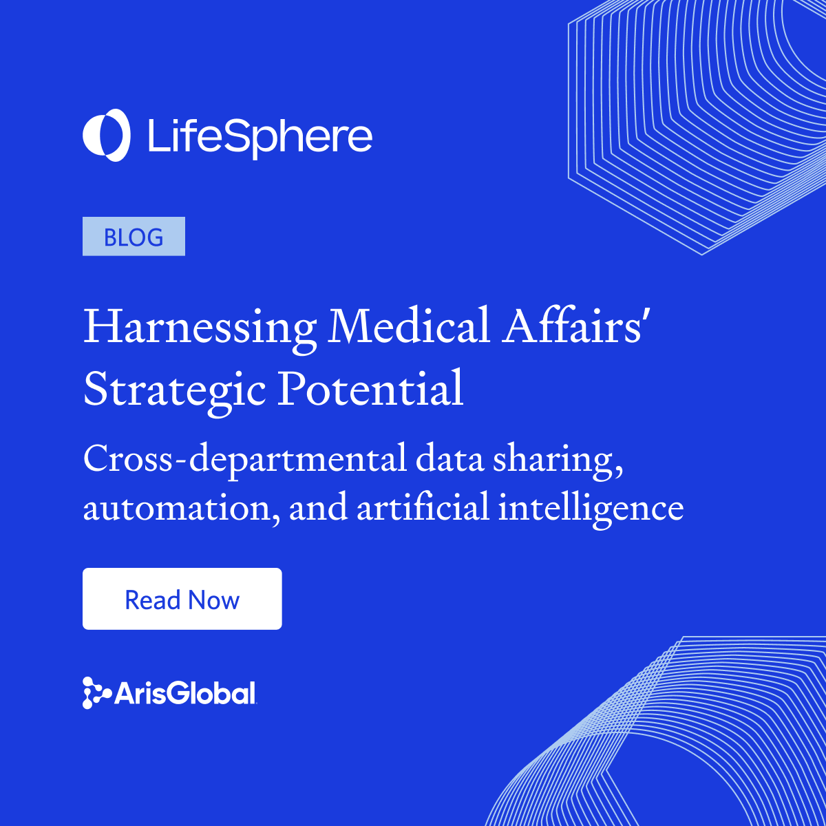 LifeSphereAG's tweet photo. Medical Affairs teams need to invest in #technology rich in automation and #AI functionality to revolutionize their workflow. Read how harnessing medical affairs' strategic potential to learn more about our solution: https://t.co/4vl8bTr3mH https://t.co/D7zXfH8yJ5