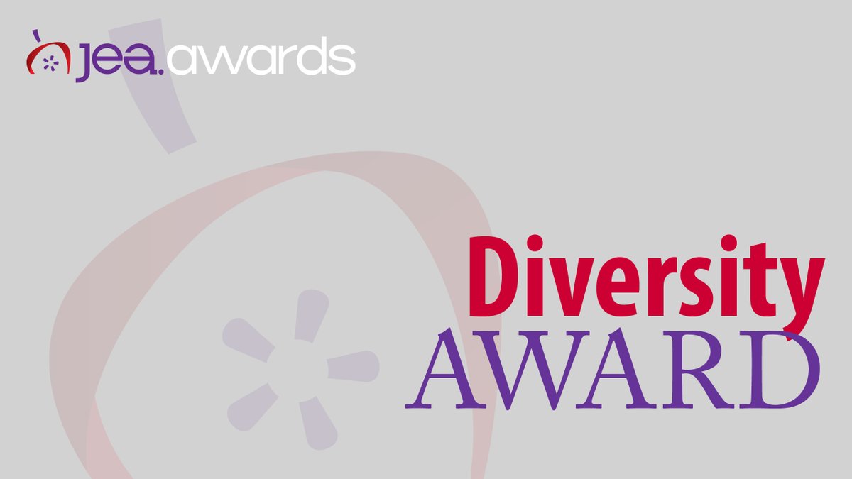 The Diversity Award honors a scholastic journalism teacher, student media adviser or scholastic journalism group demonstrating a commitment to cultural awareness and encouraging a multicultural approach with its student media. Apply by Dec. 15. Learn more: jea.org/wp/home/awards…