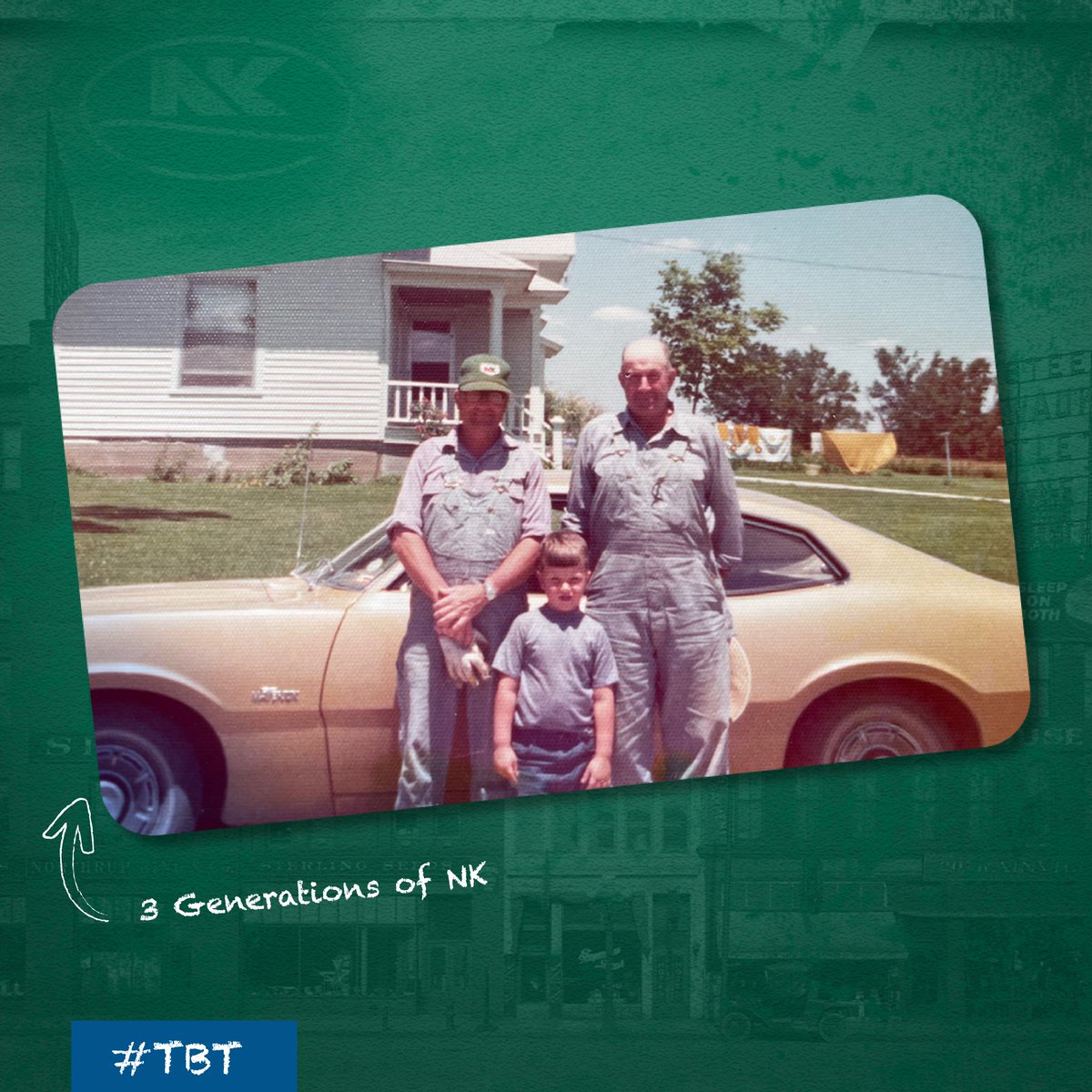 For this month’s Throwback Thursday, check out this photo of Sales Rep Keith Flick with his dad and grandfather. Look at that vintage NK hat! Want to be next month’s #TBT? Reply with a photo for a chance to be featured.