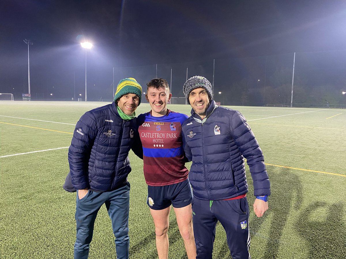 Sean O Leary made his competitive return to Senior Football in UL this week following a serious car accident in 2021. Sean is an inspirational character &amp; we are lucky to have him as part of our gaa club.