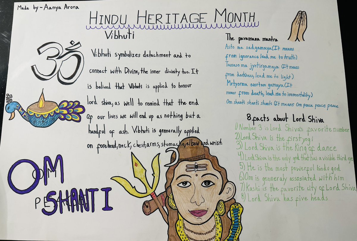 AnchalA260886's tweet photo. @hhc_mississauga @PeelSchools @rjlee_ps #HinduHeritageMonth https://t.co/ERAficZGkn