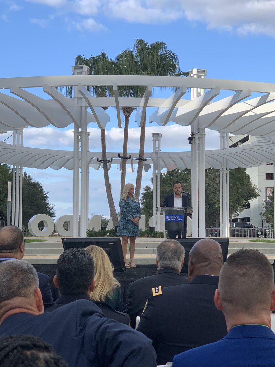 Dan_Pollock_'s tweet photo. Proud to sponsor @DOPOrlando and @orlandomayor Buddy Dyer’s 2022 State of Downtown on Luminary Green in Creative Village. From Mosquito County to the #MetaCenter! https://t.co/k4A5RP5VwW