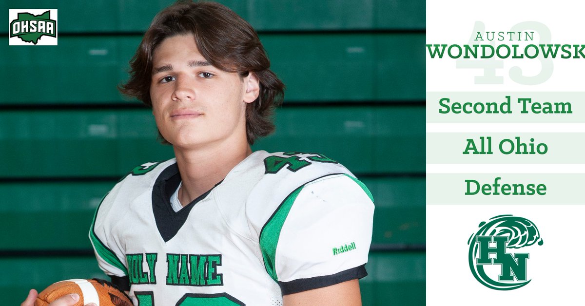 NamerAthletics's tweet image. Congratulations to Sr. LB Austin Wondolowski - 2nd Team All Ohio Defense &amp;amp; Sr. QB Jayvon Williams - 3rd Team All Ohio for being named to the All Ohio Team for their terrific season. Namer Nation is proud of you both! #NamerPride #AllHail @HNGreenwave @NamerFootball