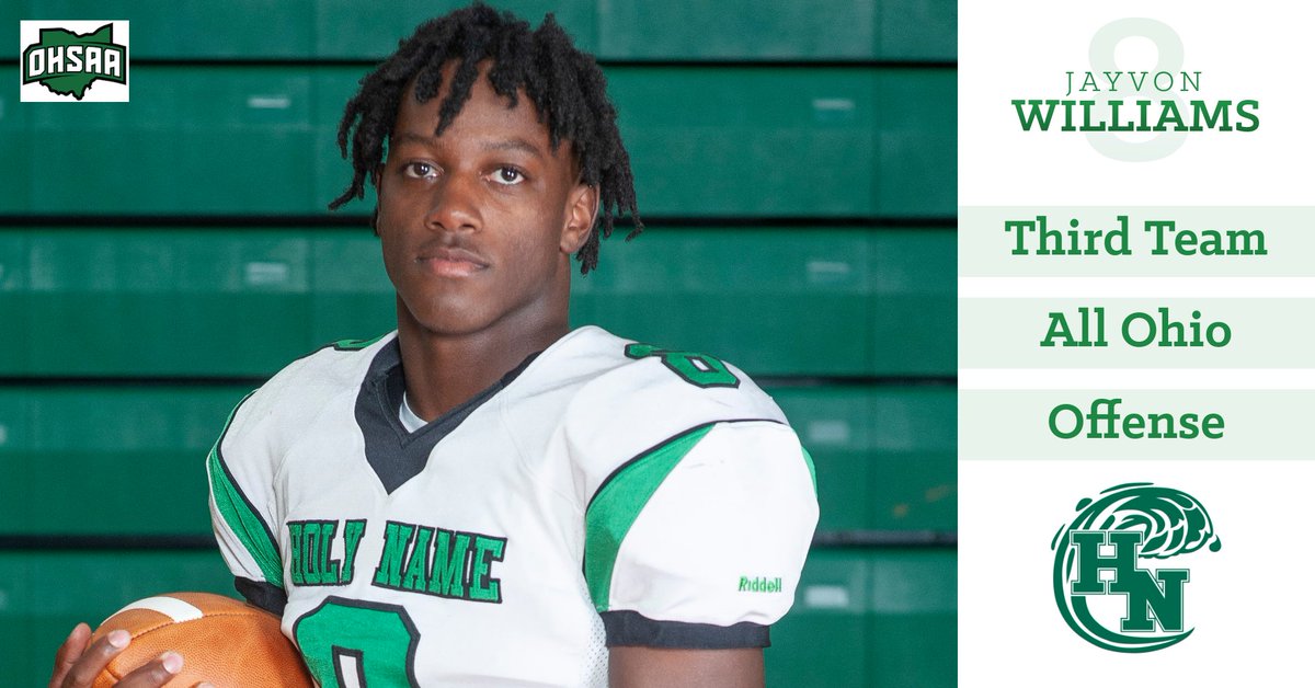 NamerAthletics's tweet image. Congratulations to Sr. LB Austin Wondolowski - 2nd Team All Ohio Defense &amp;amp; Sr. QB Jayvon Williams - 3rd Team All Ohio for being named to the All Ohio Team for their terrific season. Namer Nation is proud of you both! #NamerPride #AllHail @HNGreenwave @NamerFootball