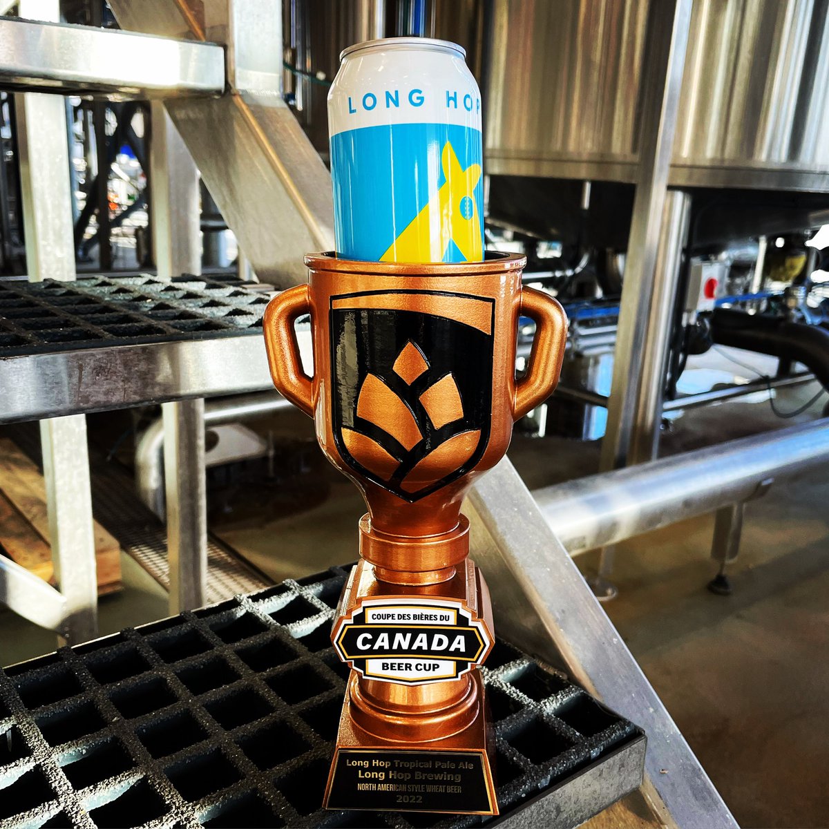 Finally an award we can drink from, thank you @canadabeercup 🦘🥉🦘