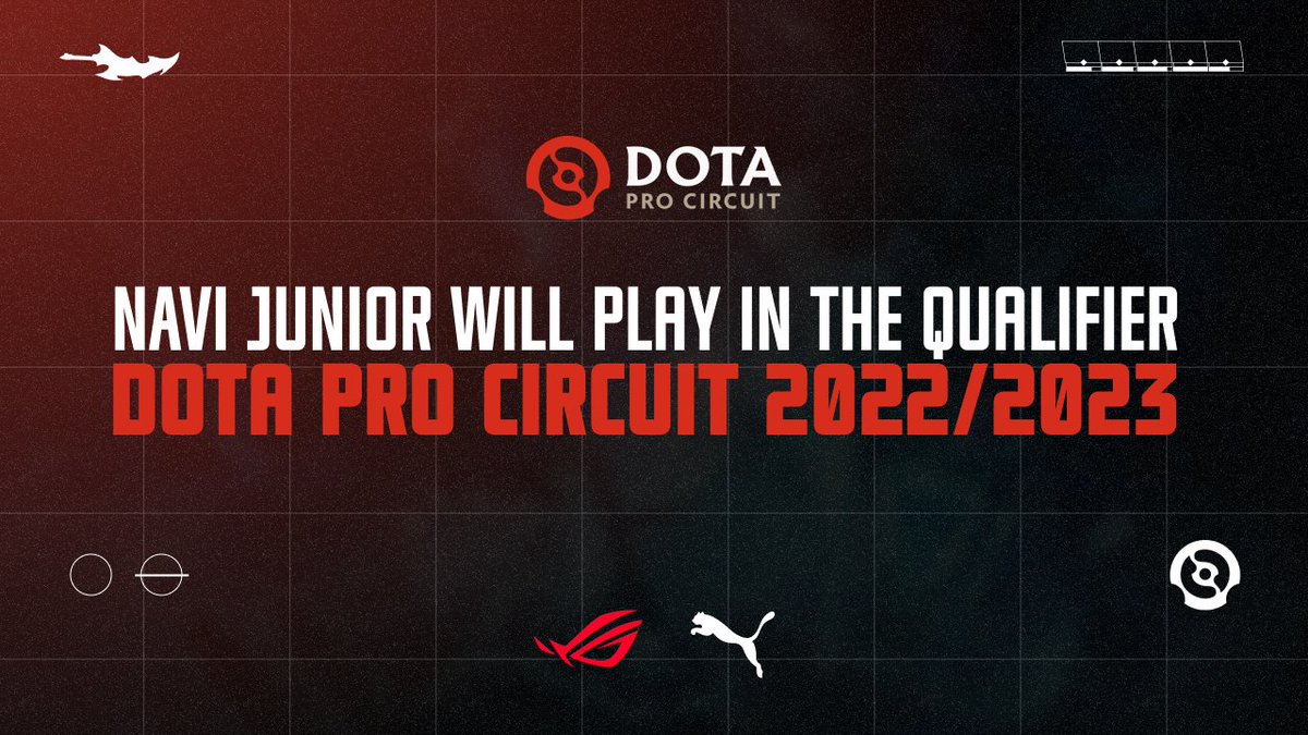 NAVIJunior's tweet photo. Our #Dota2 team will take part in the #DPC 2022/2023 Qualifier! 

📰: https://t.co/ox085ZJe0f
#navination #NAVIJunior https://t.co/8QIsK99foN