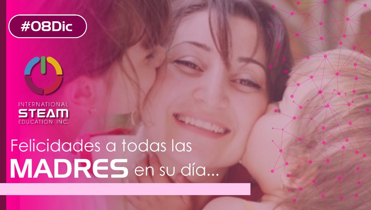 Un día no es suficiente para reconocer tanto amor y dedicación que tienen las Madres con sus hijos, en #panamá celebramos hoy #08dic al ser que nos brinda Amor, luz , conocimiento y que nos hace ser mejores personas cada día. #aprendersteam te desea un Feliz día de la Madre.