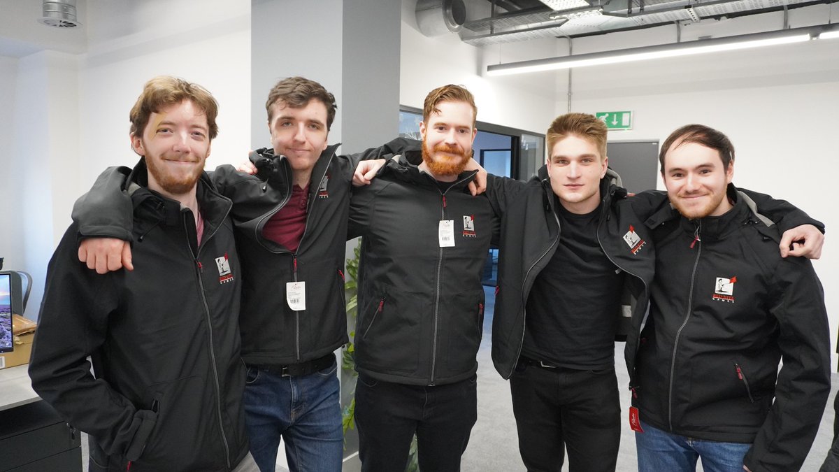 RedKiteGames's tweet photo. December is always full of lovely surprises for the Red Kite team. 

This week, everyone at Red Kite was gifted brand-new Red Kite jackets to keep warm in the winter months. ❄️

But that’s not all! The team were also treated to some delicious mince pies &amp; mulled wine. 🎄 https://t.co/XvUwcI5lYI