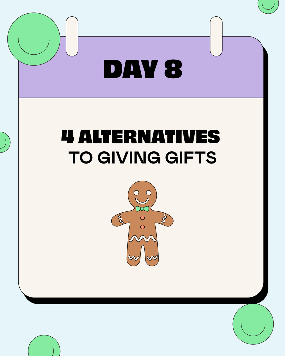 happymoney's tweet photo. If you want to cut back on buying gifts this year, consider one of these alternatives:
🍪Host a holiday baking day
🚆Take a trip
🪂Cross an item off your bucket list
💌Make each other elaborate cards https://t.co/porXKFZggg