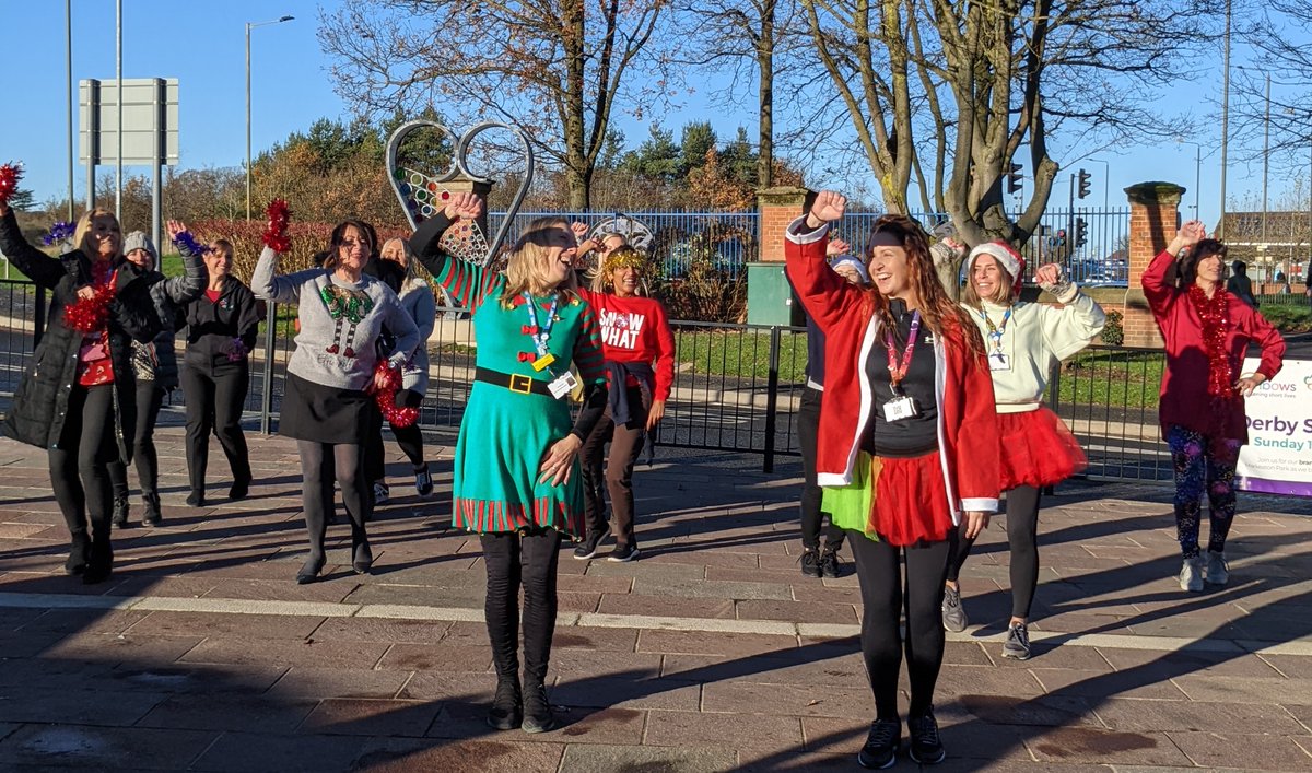 UHDBWellbeing's tweet photo. Thank you to everyone who joined our fantastic Festive Flashmobs this morning at @UHDBTrust and Queens Hospital Burton ππ
πΆ
Join us next week for our final Festive Flashmobs on: Tues 13th- Ilkeston Community Hospital 11.30am, Virtual (Teams) at 12pm & Thurs 16th SJCH at 5pm https://t.co/jZdFeO7VtQ
