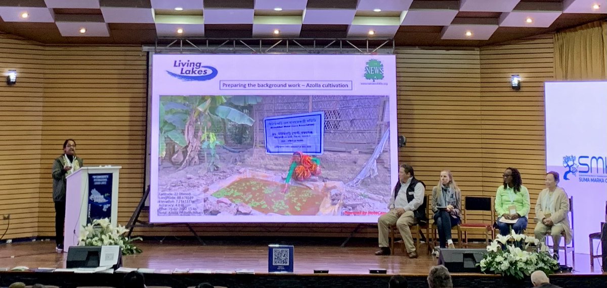 BerzosaBlanca's tweet photo. Ruanda, Filipinas, India, Uruguay… La #LLC16 de @LivingLakesNet está siendo un inspirador viaje por los lagos y humedales del mundo, sus problemas y los esfuerzos para conservarlos. Especialmente reseñable el papel de las mujeres https://t.co/14nRvpzAyp