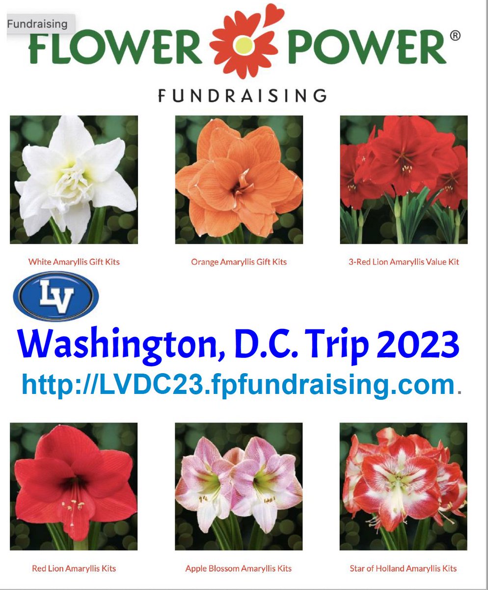 LavilleHS's tweet photo. Flower Power fundraiser for the Washington DC trip will end Dec. 15
https://t.co/dEzgtBBTOq https://t.co/XlQwx31O4S
