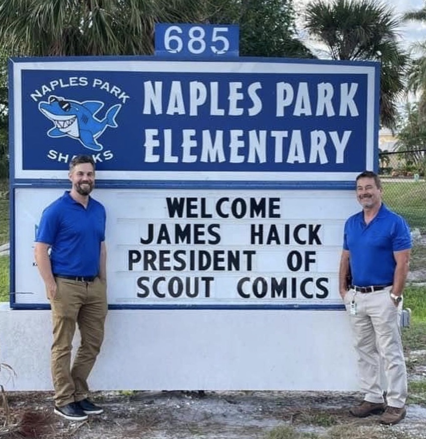 That's what I'm talking about! <a href="/jameshaick/">James Haick</a> is the man. <a href="/ScoutComics/">Scout Comics and Entertainment</a>