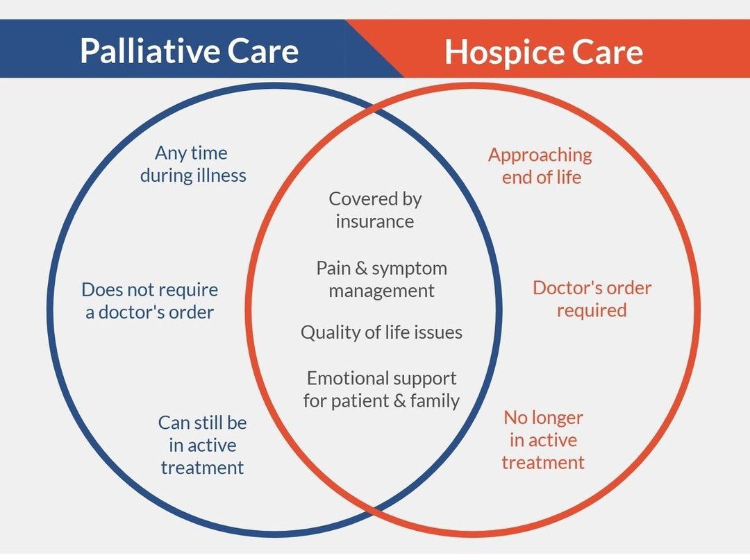 CAvtarsingh's tweet photo. Difference between palliative care and hospice

#palliativepeace
#palliativecare https://t.co/DeEw6Ez9Sg