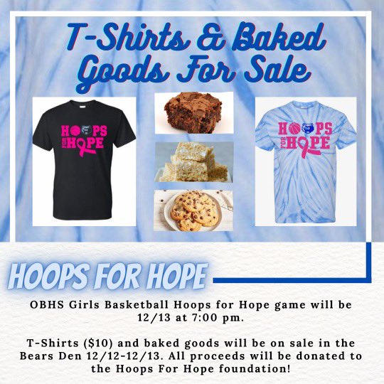 <a href="/ladybearsbbk/">Berlin Lady Bears Basketball</a> game on Tuesday 12/13/2022 is our <a href="/HoopsforHope1/">Hoops for Hope</a> game! All funds raised will go directly to Hoops for Hope to help the fight vs. Cancer! <a href="/BerlinBearsAD/">Olentangy Berlin High School Athletic Dept</a> <a href="/Todd_spinner/">OlentangyBerlinBears</a> #ClawsUp