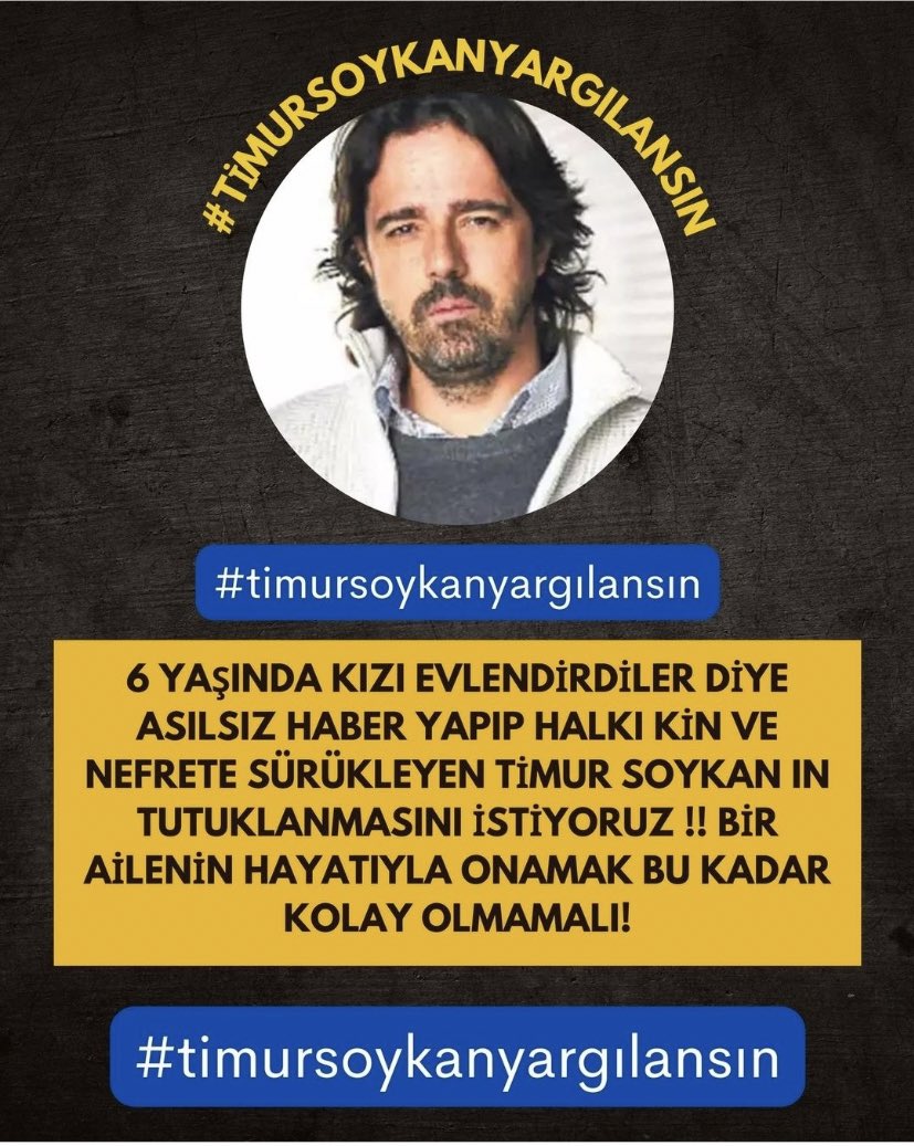 Öyle kolaymıdır iffetli bayanlara iftira atmak #timursoykanyargılansın