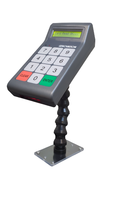 GenovationInc's tweet photo. Genovation KS100 Stand--compatible with Genovation #keypads.  Helps to create ideal positioning of keypad for use. #pinpad #keypad #12key #POS #pointofsale #schoollunch #cafeterias #IT #education #K12 #SNA #schoolsupplies #edtech #edu #tech #edadmin #ANC #CSNA #Schools #KS100 https://t.co/LV4RUii9MX