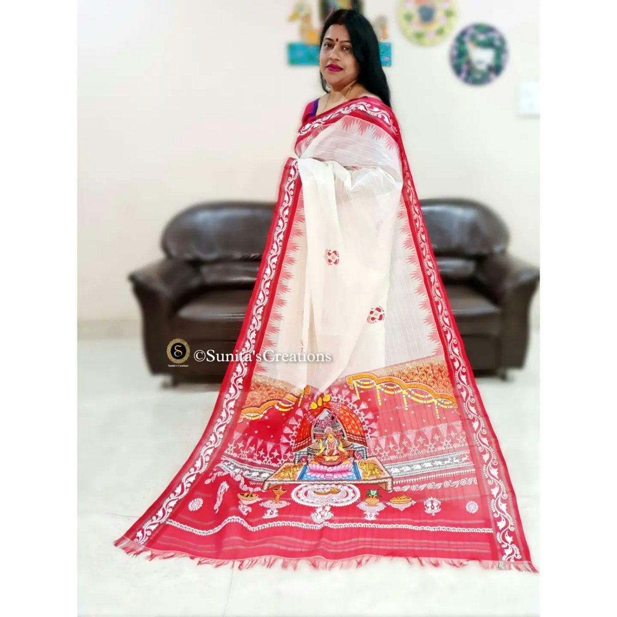 SPattachitra's tweet photo. Happy Manabasa ๐
Beautiful white red saree by Sunita'sCreations
Whatsapp 7008458388
#Manabasa #whitered #pattachitrasaree
#patachitra #patachitrapainting
#sunitascreations https://t.co/P8vlvz8sns