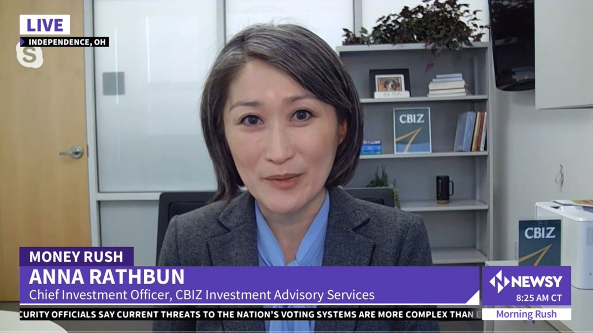 Investment Advisory Services CIO Anna Rathbun joined <a href="/Newsy/">newsy</a> to discuss the Oct. DOL #JobsReport: "There is a downward trend in the labor market that's not really consistent with the jobs growth numbers...I think in a few months we'll see some of those numbers revised downward."