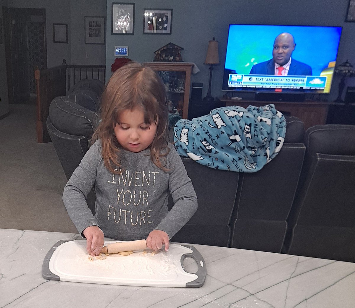 Time to make Christmas cookies while YaYa watches Terrance Bates <a href="/TBatesNews/">Terrance Bates</a> on Real America's Voice <a href="/RealAmVoice/">Real America's Voice (RAV)</a>! 🎄 😀