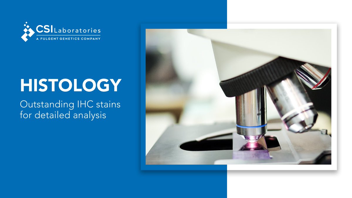 FulgentOncology's tweet image. With our full array of more than 250 immunohistochemistry antibodies and histochemical stains that serve as a diagnostic resource, we provide some of the best stains in the industry! Learn more: bit.ly/2UORMkO

#CSILaboratories